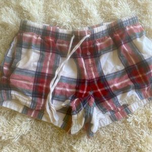 Plaid Pajama Shorts SIZE XS